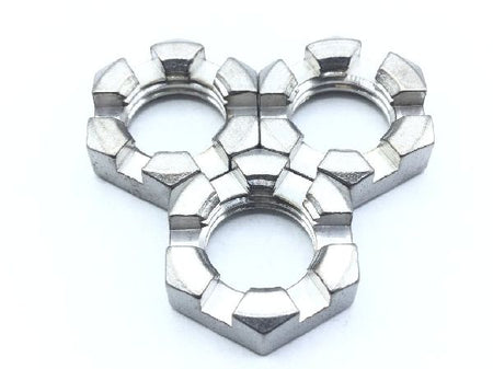 AN320C8 Plain Slotted Hexagon Nut