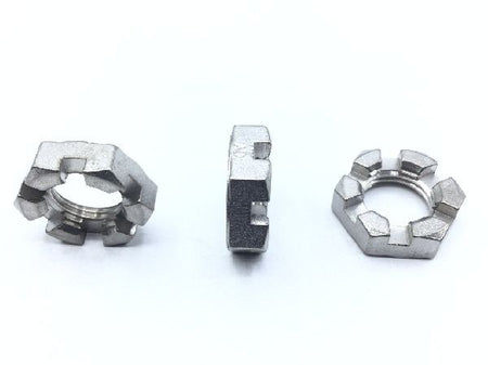 AN320C8 Plain Slotted Hexagon Nut (2)