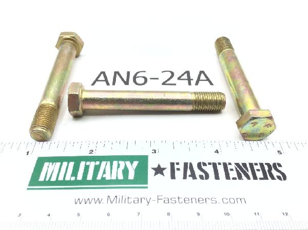AN6-24A Machine Bolt