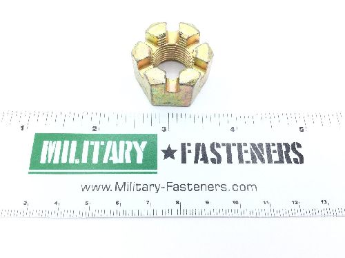 BACN10JD10 Plain Slotted Hexagon Nut