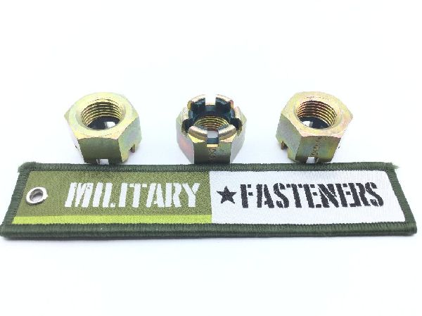 MS17825-10 Self-Locking Slotted Hexagon Nut (4)