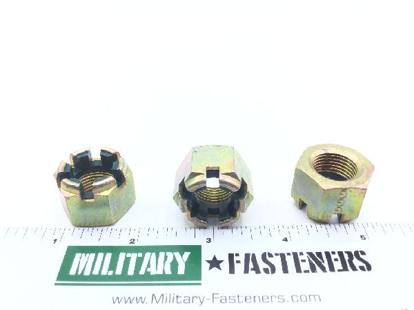 MS17825-10 Self-Locking Slotted Hexagon Nut (5)