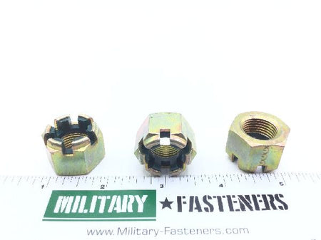 MS17825-10 Self-Locking Slotted Hexagon Nut (5)