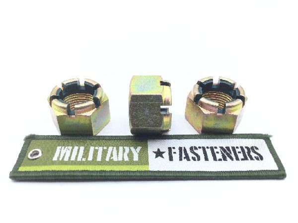 MS17825-14 Self-Locking Slotted Hexagon Nut (3)