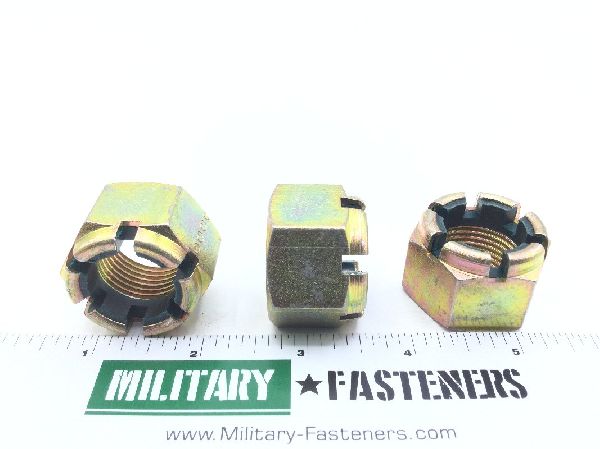 MS17825-14 Self-Locking Slotted Hexagon Nut (4)