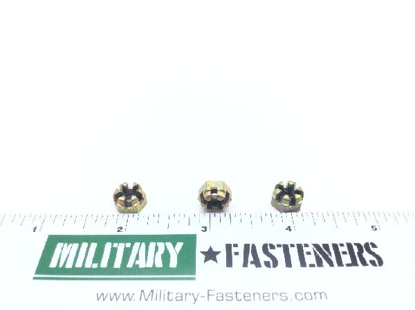 MS17825-3 Self-Locking Slotted Hexagon Nut (4)