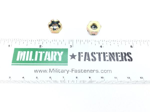MS17825-4 Self-Locking Slotted Hexagon Nut (2)