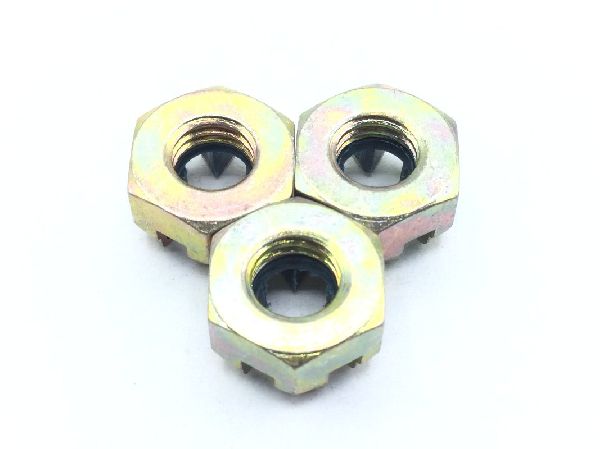 MS17825-4 Self-Locking Slotted Hexagon Nut (4)