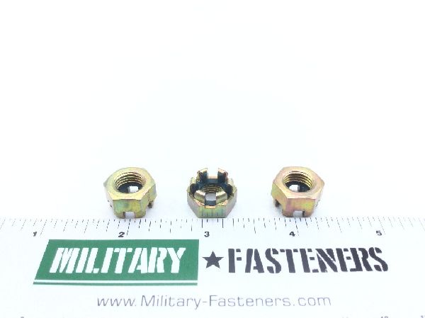 MS17825-6 Self-Locking Slotted Hexagon Nut (2)