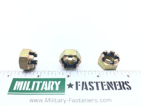 MS17825-7 Self-Locking Slotted Hexagon Nut (4)