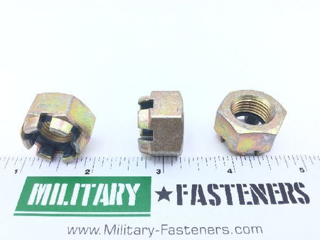 MS17825-9 Self-Locking Slotted Hexagon Nut (4)