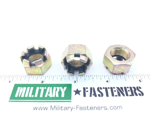 MS17825-9 Self-Locking Slotted Hexagon Nut (5)