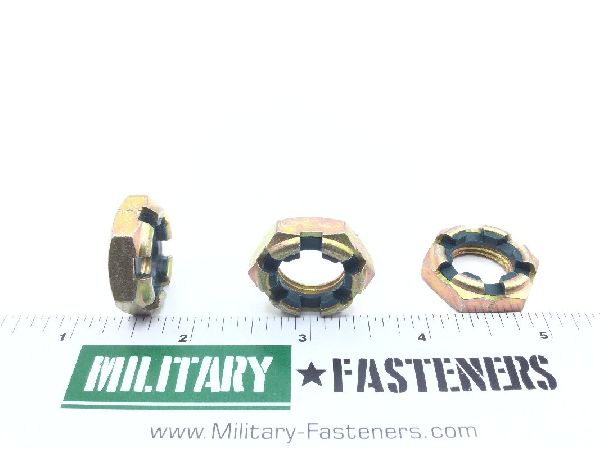 MS17826-10 Self-Locking Slotted Hexagon Nut (4)