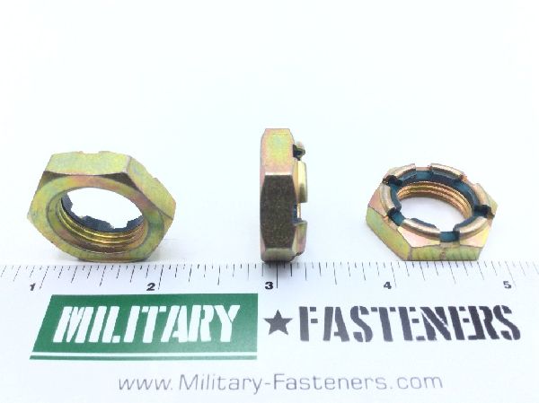 MS17826-12 Self-Locking Slotted Hexagon Nut (5)