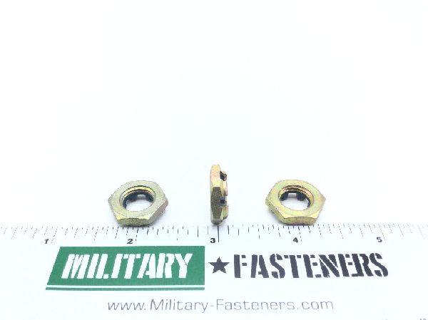 MS17826-7 Self-Locking Slotted Hexagon Nut (4)