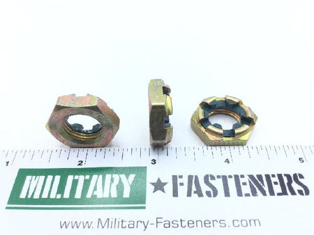 MS17826-9 Self-Locking Slotted Hexagon Nut (6)