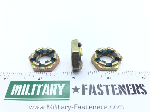 MS17826-9 Self-Locking Slotted Hexagon Nut (7)
