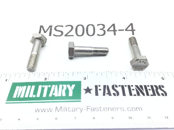 MS20034-4 Machine Bolt