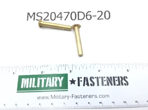 MS20470D6-20 Solid Rivet (2)