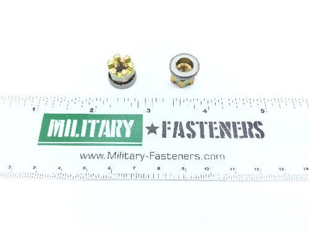 MS21244-4 Plain Castellated Hexagon Nut (2)