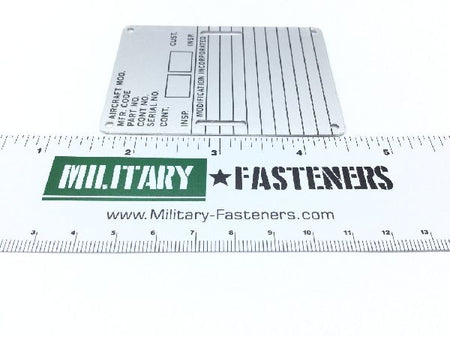MS27253-2 Identification plate (4)