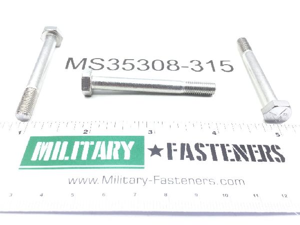 MS35308-315 Machine Bolt
