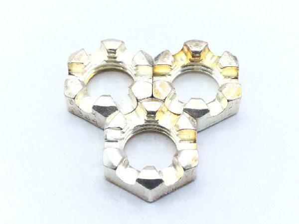 MS9364-12 Plain Slotted Hexagon Nut