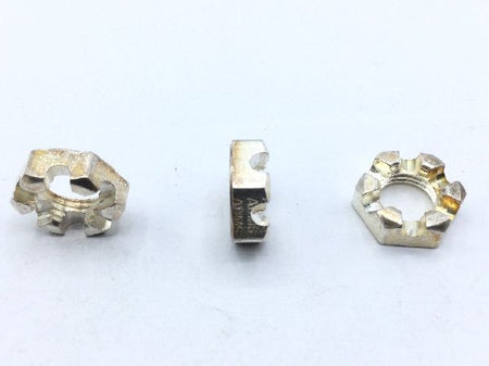 MS9364-12 Plain Slotted Hexagon Nut (2)