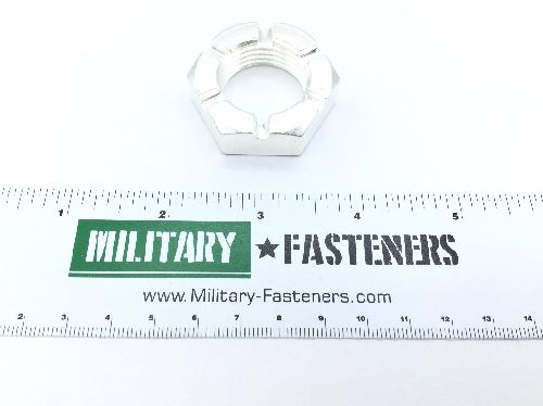 MS9364-19 Plain Slotted Hexagon Nut (6)