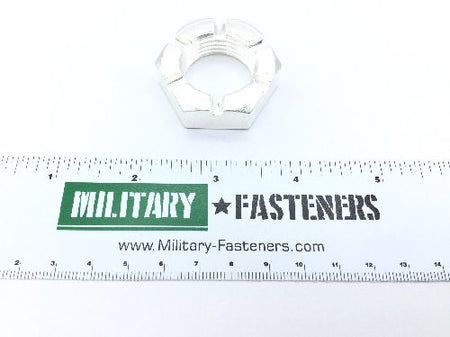 MS9364-19 Plain Slotted Hexagon Nut (6)
