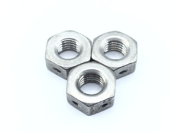 NAS509-4C Plain Hexagon Nut