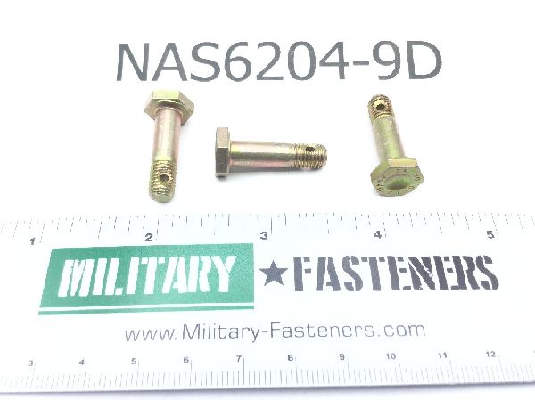 NAS6204-9D Shear Bolt