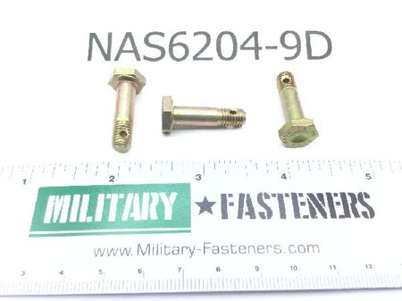NAS6204-9D Shear Bolt