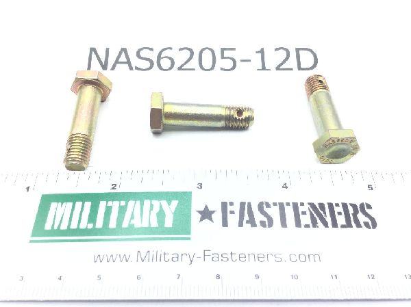 NAS6205-12D Shear Bolt
