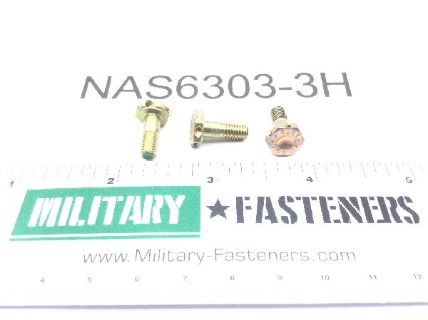 NAS6303-3H Shear Bolt
