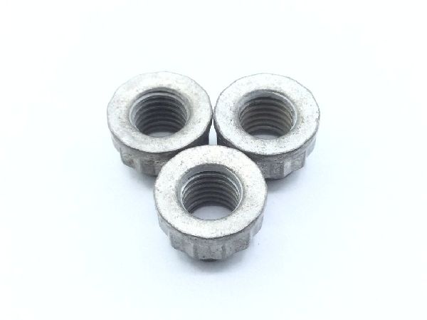 100 Steel Extended Washer Self-Locking Nut 0.312 Thread 24 TPI Details about   Qty 