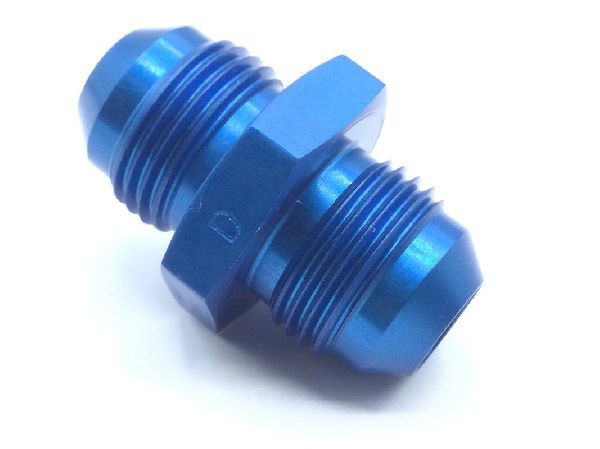 Union Flared Tube Fitting AN815-8D Helicopter Lot of 15 blue aluminum aircraft 