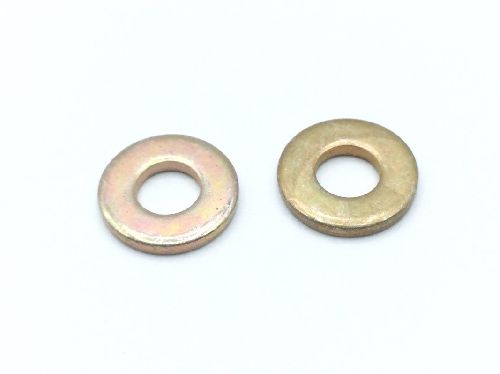 3/8" THIN AN WASHER AN960-616L T=0.0325" 100 ea YELLOW CAD 5/8" O.D 
