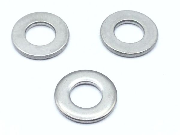PKG of 100 0.375" OD x 0.049" MS15795-807 #8 Stainless Steel Flat Washer 