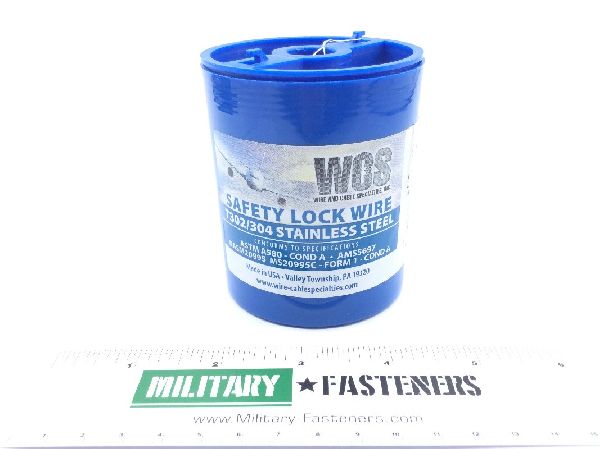 0.041 in. Stainless Steel Lock Wire, 1.00 lb. Coil