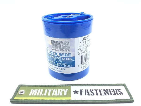 0.041 in. Stainless Steel Lock Wire, 1.00 lb. Coil